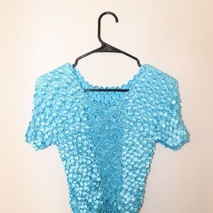 Chic Sky Blue Women's Blouse